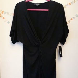 Lulu's Black Cocktail Dress
